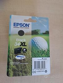 Cartuccia Originale EPSON 34XL Nero - sigillata