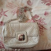 BORSA DONNA DI COLORE GRIGIO CHIARO (Pochette)