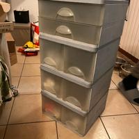 organizer con cassetti 