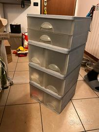 organizer con cassetti 