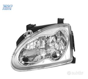 FARI PER HONDA CRX DEL SOL 92-97 FONDO CROMATO