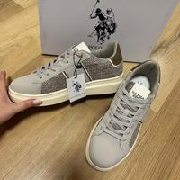 Sneakers U.S. Polo Assn. Caius001 Beige - Nuove