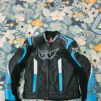 Giubbotto Moto In Pelle Berik Race-Dep 2.0