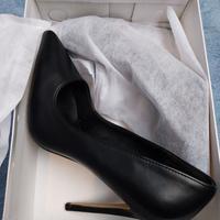 scarpe donna tacchi nere 12 cm nuove 38