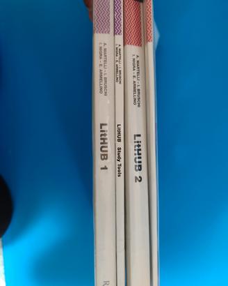 libri di inglese Lit Hub 1 e 2