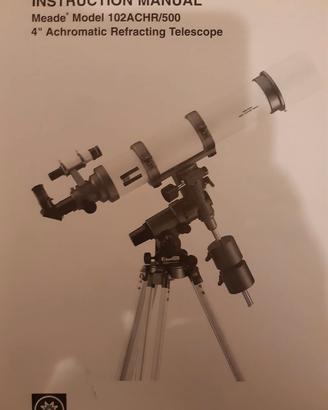 TELESCOPIO RIFRATTORE 102 f/8