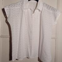 Camicia da donna con ricamo Sangallo