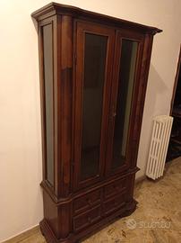 fuciliera in legno e vetro