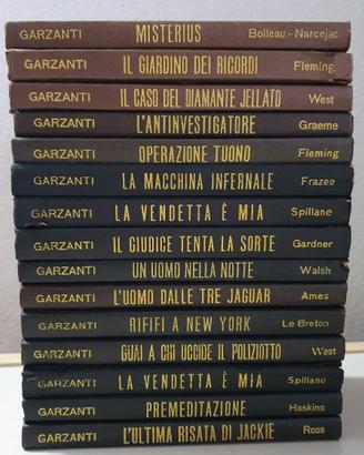 Libri Gialli d’autore "Tre scimmiette" - 16 volumi
