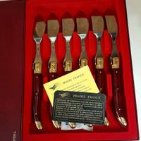 Laguiole set servizio posate x6 coltelli pesce 