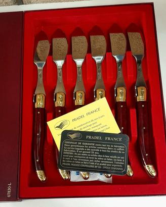 Laguiole set servizio posate x6 coltelli pesce 