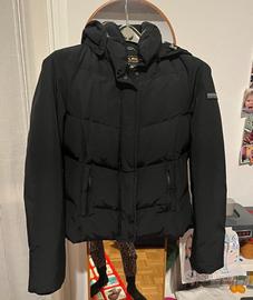 Piumino woorlich nero e marrone taglia XS