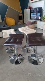 4 sgabelli ecopelle
