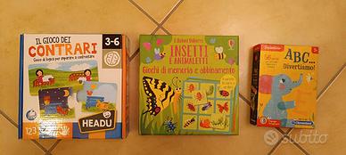Giochi per bambini 3+