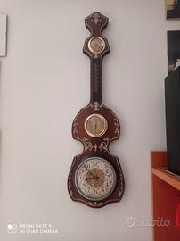 orologio legno vintage