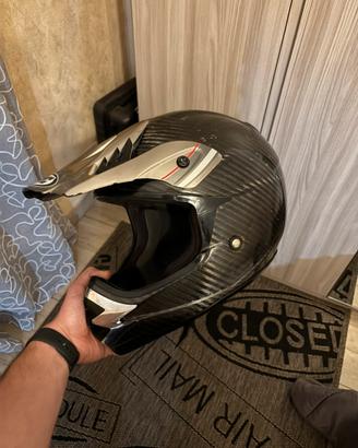 Casco cross HJC carbon taglia M