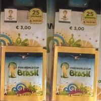 Due confezioni da 5 bustine Panini Mondiale 2014