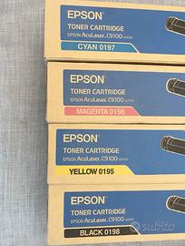 Epson AcuLaser C9100 Toner Set Completo CMYK