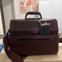Borsa pelle piquadro marrone