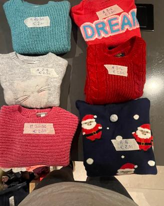 Abbigliamento invernale bambina 3-4 anni