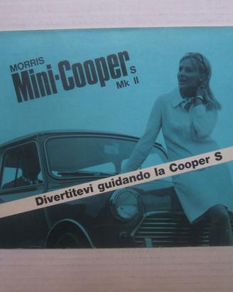 DEPLIANT AUTO MINI COOPER S MK II ANNI 60.