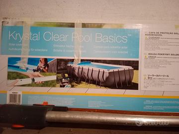 Rullo avvolgitore per telo copertura piscina 