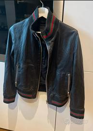 Giacca pelle gucci