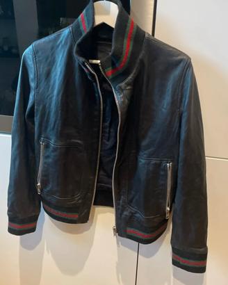 Giacca pelle gucci