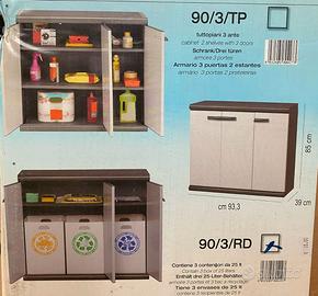 Armadio da esterno 3 ante