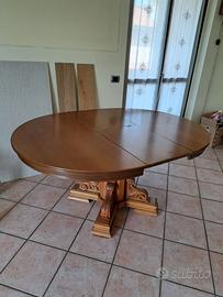 Tavolo rotondo estendibile