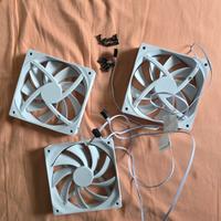 Set Ventole NZXT F120Q Quiet Airflow - Bianche