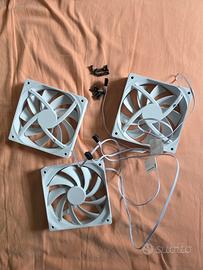 Set Ventole NZXT F120Q Quiet Airflow - Bianche