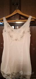 sottoveste rosa antico tg s