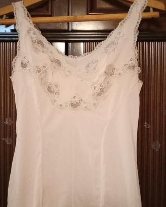 sottoveste rosa antico tg s