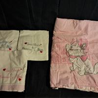 set lenzuolina per navicela e copriletto x lettino