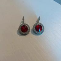 Orecchini vintage con brillantini