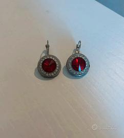 Orecchini vintage con brillantini