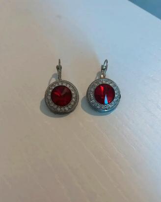 Orecchini vintage con brillantini