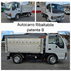 Isuzu nr77 ribaltabile patente b portata 12qli
