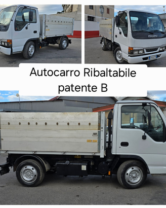 Isuzu nr77 ribaltabile patente b portata 12qli