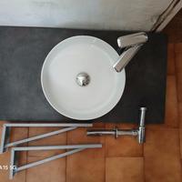 lavabo d appoggio completo
