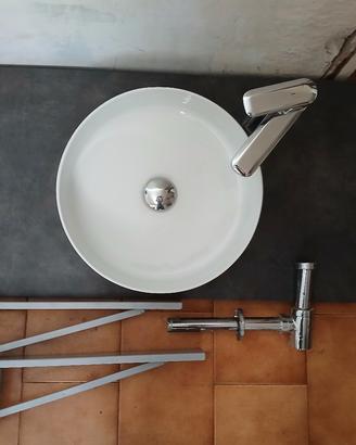 lavabo d appoggio completo