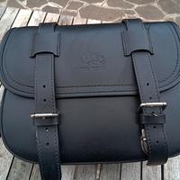 Borsa laterale in cuoio  per H-D  Sportster