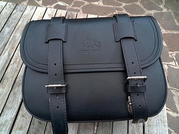 Borsa laterale in cuoio  per H-D  Sportster