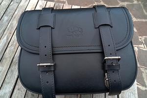 Borsa laterale in cuoio  per H-D  Sportster