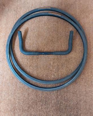 MANUBRIO BULLHORN NASTRO TAPPI  + COPERTONI nuovi