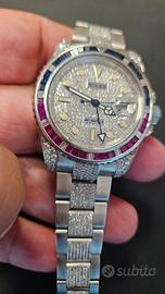 Rolex GMT 116710LN con diamanti, zaffiri rubini