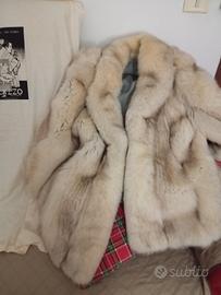 pelliccia volpe argentata 