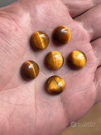 Lotto di cabochon occhio di tigre naturale
