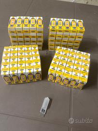 100 lampade G9 40W alogene satinate